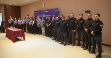 La Inspección General de Seguridad reconoció a 24 policías del sur provincial