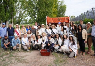 Azul Antolinez participó en una capacitación sobre vitivinicultura en Junín