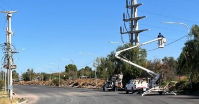 El Municipio instaló más de 120 nuevas luces led en diferentes avenidas