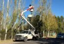 Renovación lumínica en el acceso a la Villa 25 de Mayo