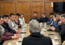 El intendente recibió a alumnos de la escuela Merín que competirán con su robot en México