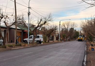 El Municipio trabajó en el asfaltado de las calles del barrio TAC