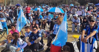 Final del Mundial: San Rafael vuelve a reunirse frente a la pantalla gigante
