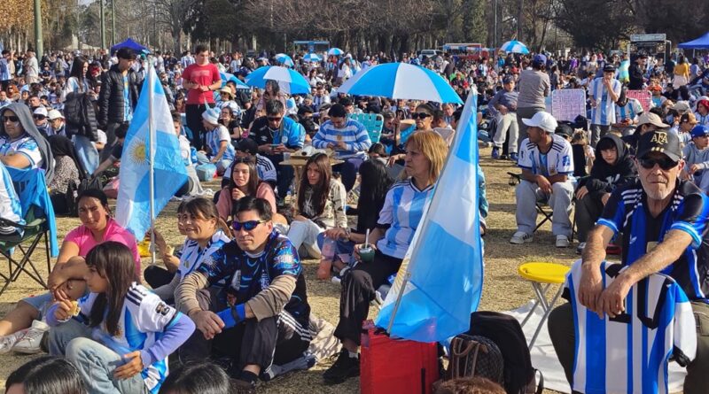 Final del Mundial: San Rafael vuelve a reunirse frente a la pantalla gigante