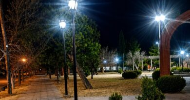 El Municipio iluminó con tecnología led una decena de plazas