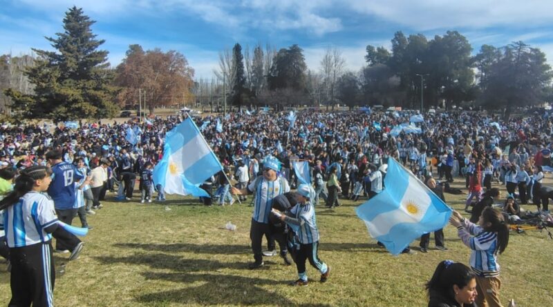 Argentina vs. Inglaterra en pantalla gigante