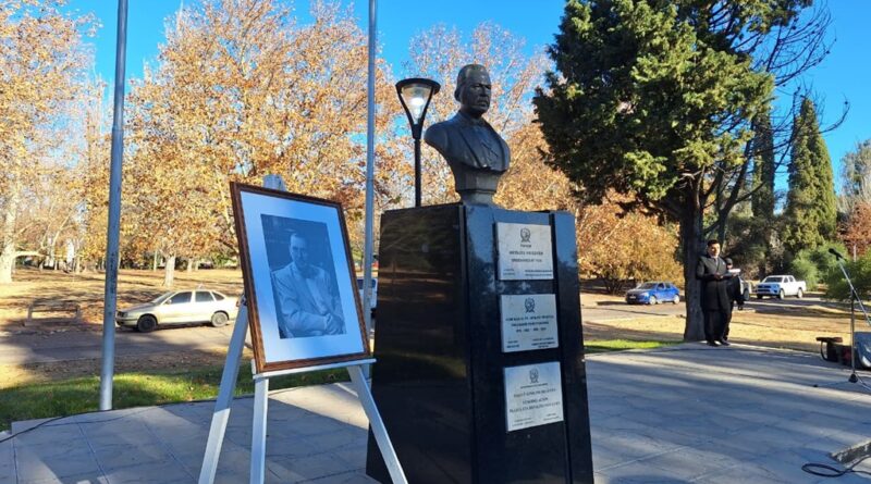 Hubo un homenaje a Hipólito Yrigoyen y Juan Domingo Perón en un acto