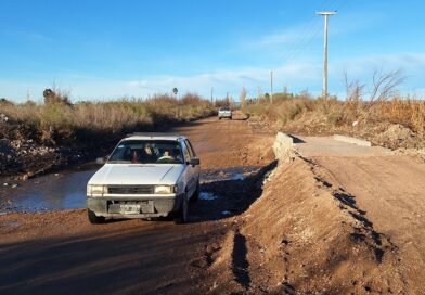 El Municipio trabaja para optimizar la circulación peatonal y vehicular en Los Dos Álamos