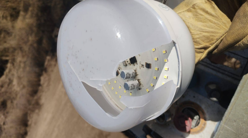 El Municipio reparó luminarias en Cañada Seca y al día siguiente fueron vandalizadas