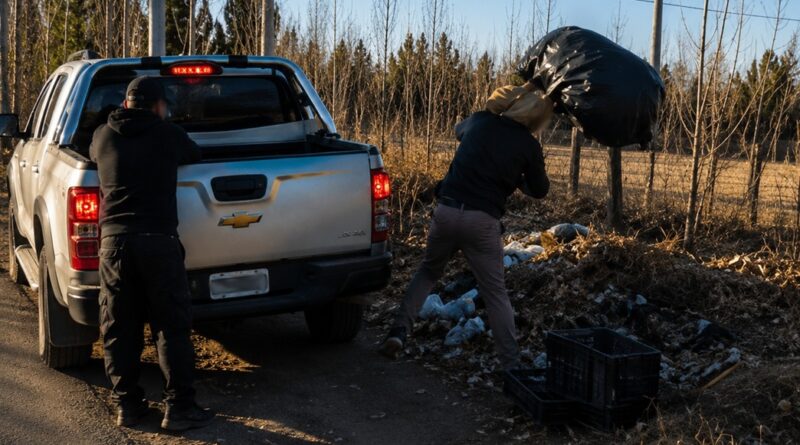 El Municipio detectó a más vecinos inescrupulosos arrojando basura en la vía pública