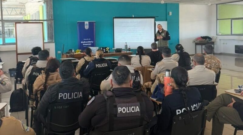 Energía y Ambiente capacitó a la Policía Rural en legislación, rescate y manejo de fauna silvestre