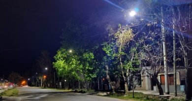 El Municipio incorporó nuevas luminarias led en el barrio Ruca Hue