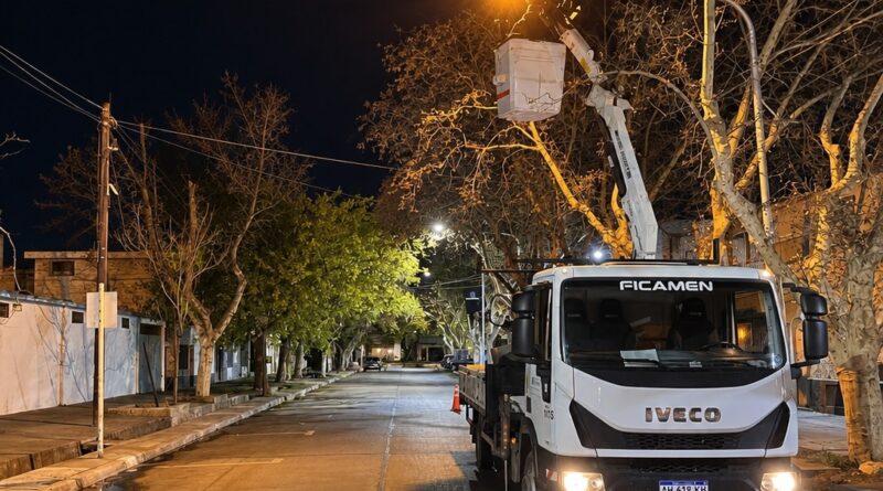 Más equipos led: ahora se sumó el cuadrante de Mitre, Edison, San Martín y A. Del Valle