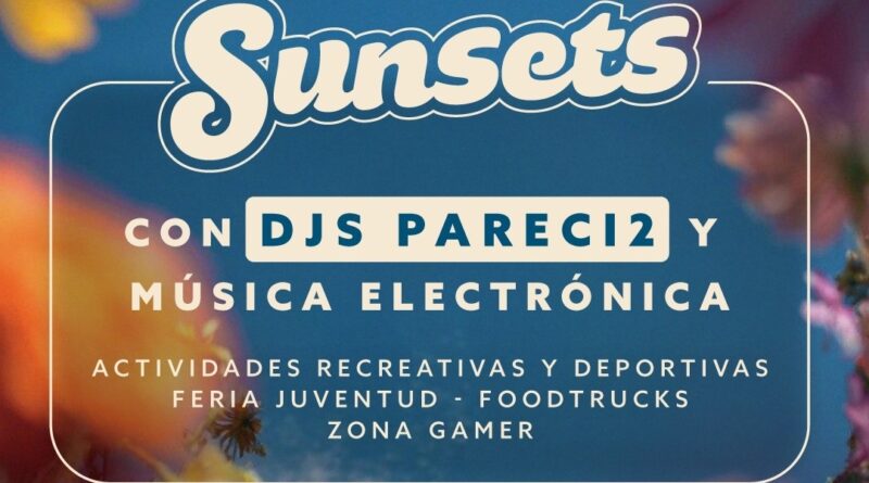 Celebran la primavera y a los estudiantes a puro sunset en el parque
