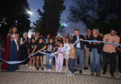 El Municipio inauguró la renovada plaza Julio Ruiz de Atuel Norte