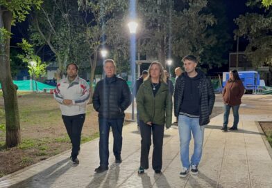 Avances significativos en la obra de renovación de la plaza Schestakow