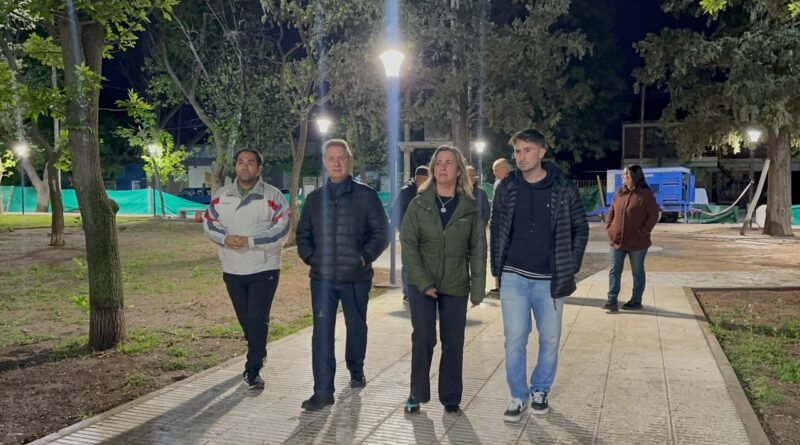 Avances significativos en la obra de renovación de la plaza Schestakow